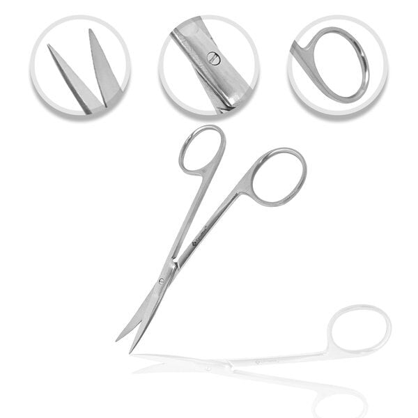 O.R. Grade Iris Scissors, 4.5