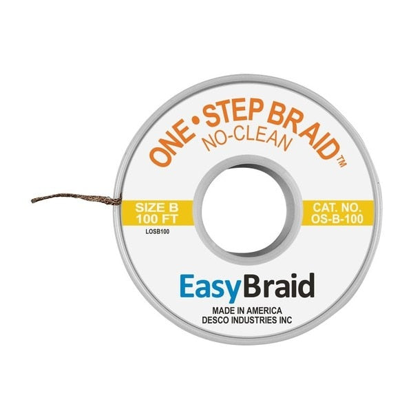 DESOLDERING BRAID, ONE STEP, .050