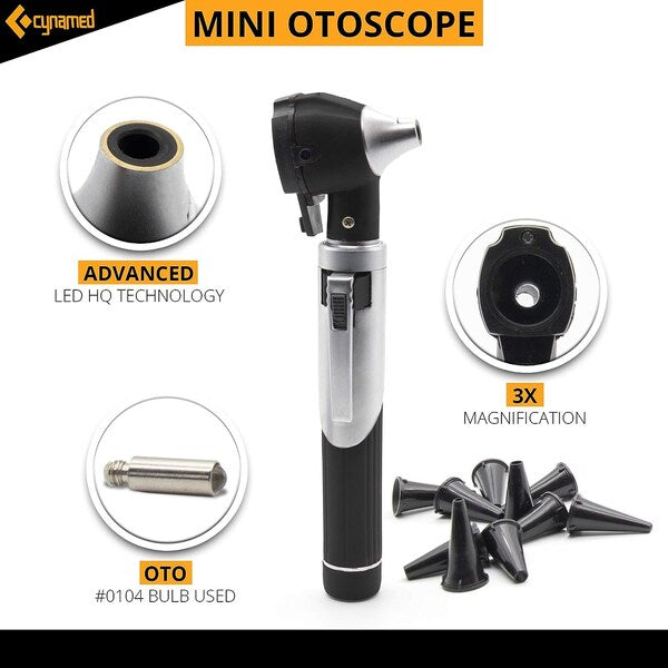 Compact Mini Otoscope - Ear Infection De