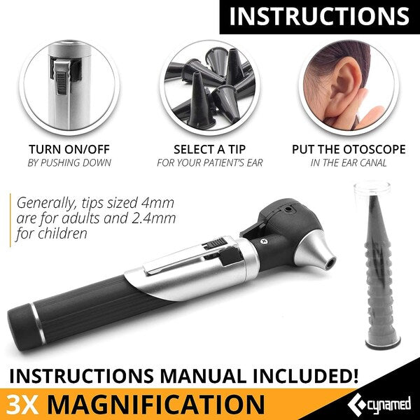 Compact Mini Otoscope - Ear Infection De