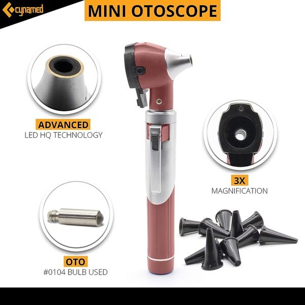 Compact Mini Otoscope - Ear Infection De