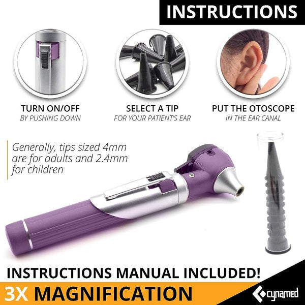 Compact Mini Otoscope - Ear Infection De