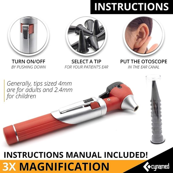 Compact Mini Otoscope - Ear Infection De