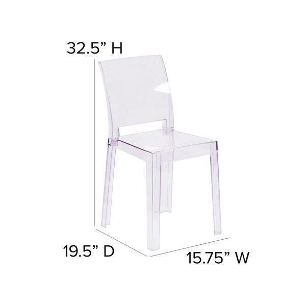 Ghost Chair, 19-1/2