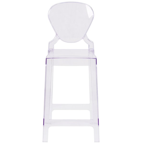 Tear Back Ghost Counter Stool