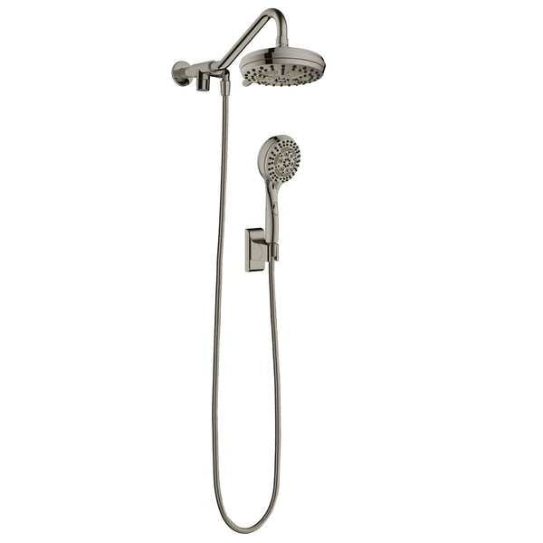 Shower System, Brushed Nickel, Wall