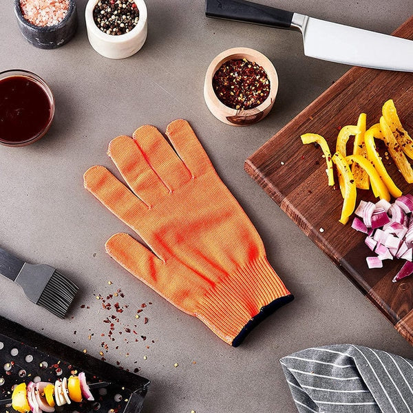 Cut Resistant Gloves, A4 Cut Level, Uncoated, M, 1 PR