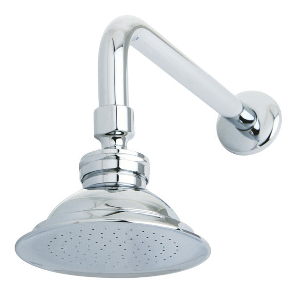 Shower Head, Polished Chrome, Wall Mount
