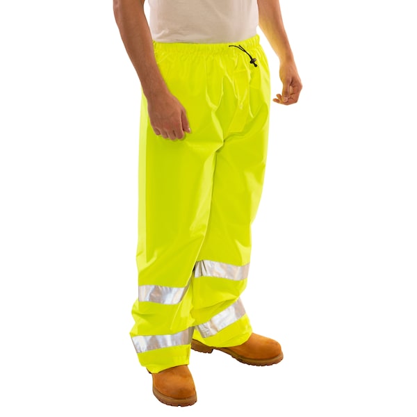 Vision Rain, Pants, Class, E, Yellow/Green, XL