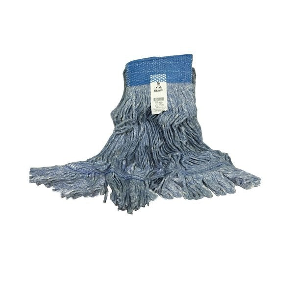 Medium Mop, Looped-End, Blue, Blended, PK12