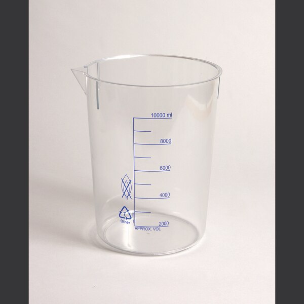 Beakers, Printed Graduations, Poly, PK 12