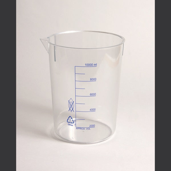 Beakers, Printed Graduations, Polym, PK 4