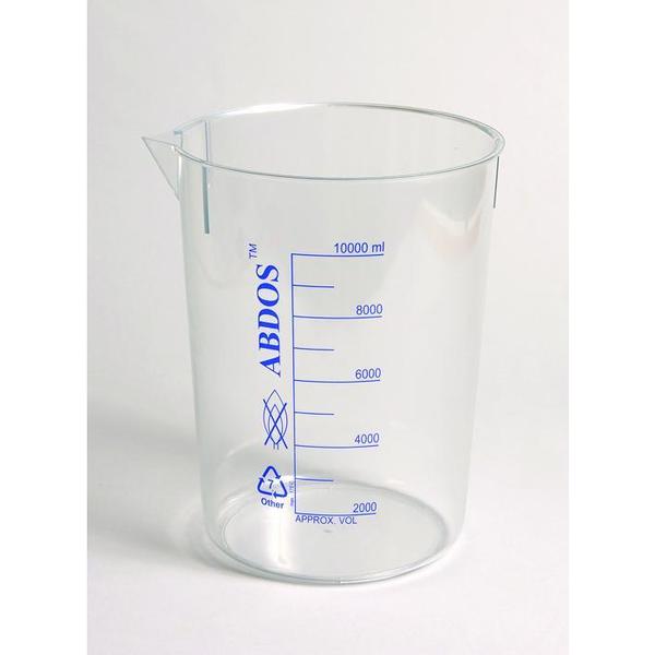 Beakers, Printed Graduations, Polym, PK 2