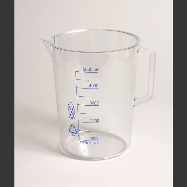 Beakers W/Handle, Printed Graduatio, PK 4