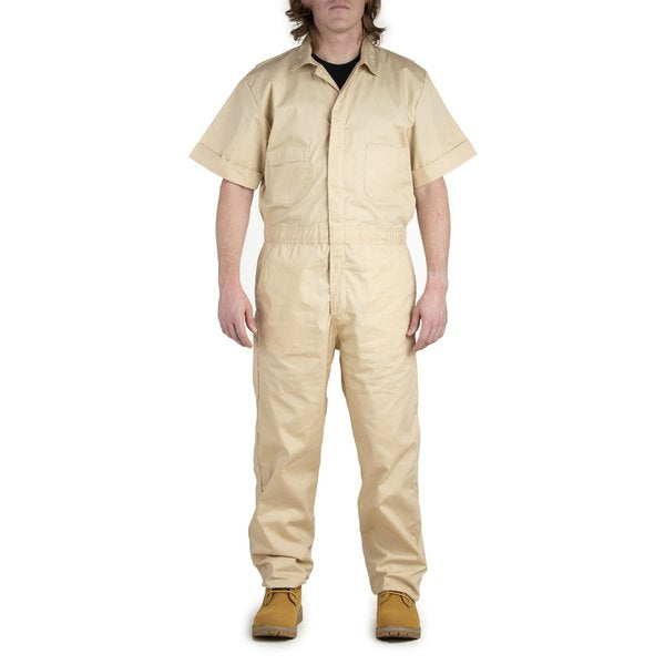 Coverall, Poplin, Short Sleeve, 3XL Short
