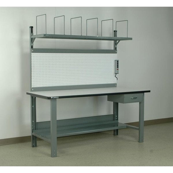 White Peg Board, Full Width, 12