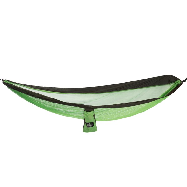 Double Travel Hammock, Mesh Green/Gray