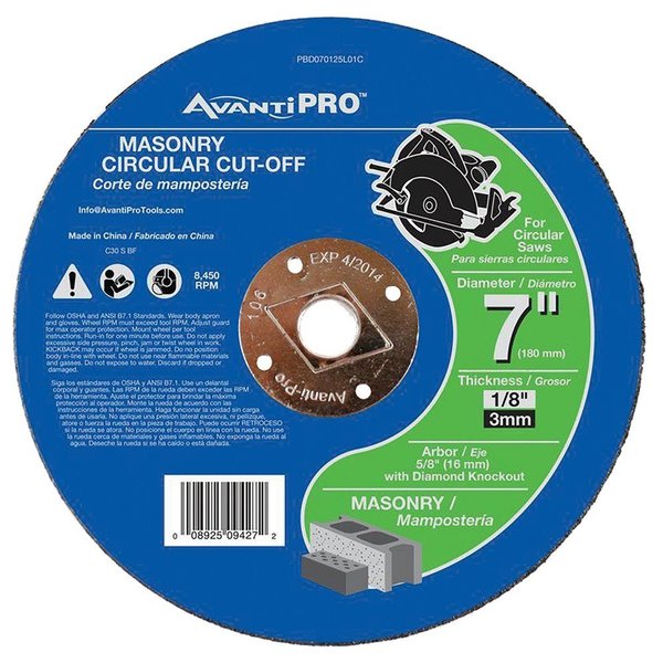 AvantiPro 7x1/8x5/8