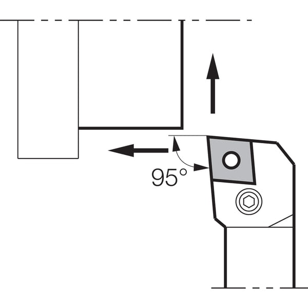 Turning Toolholder, PCLNR 124B