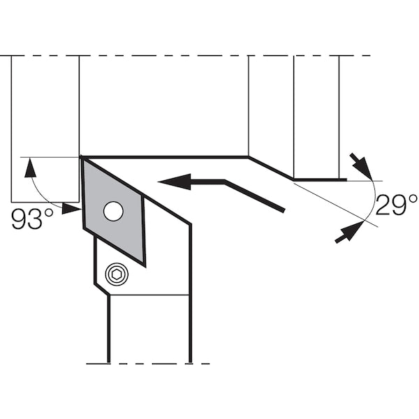 Turning Toolholder, PDJNR 2020K15