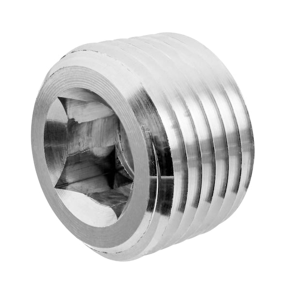 Square Socket Plug, Aluminum, 3/4