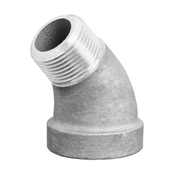 45 Street Elbow, Aluminum, 1 in, Class 150