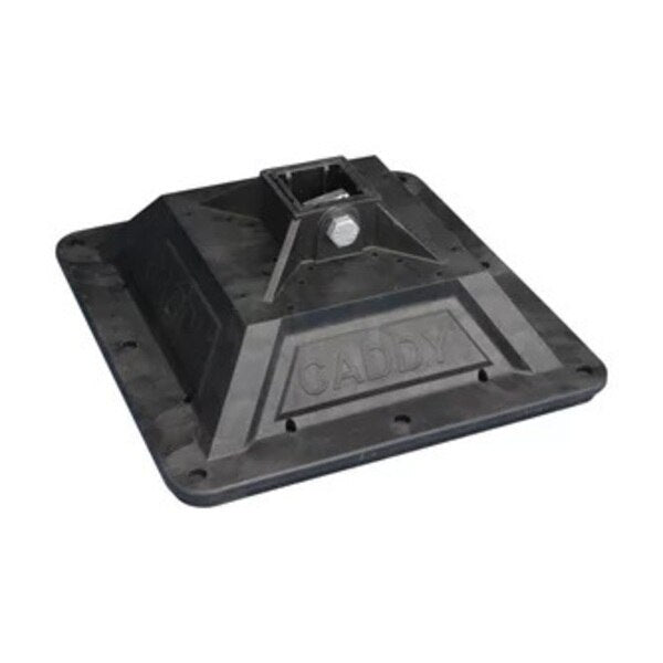 CADDY Pyramid H-Frame Post Base, Rubber Bottom, 750lb Load