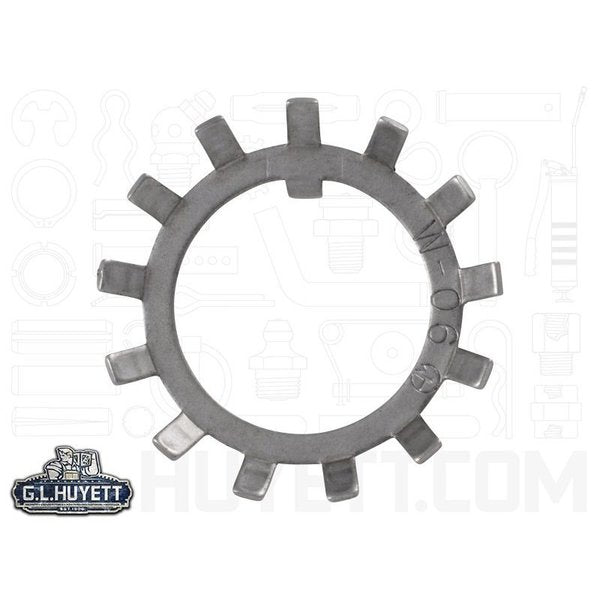 Bearing Lock Washer, Carbon Steel, Plain Finish