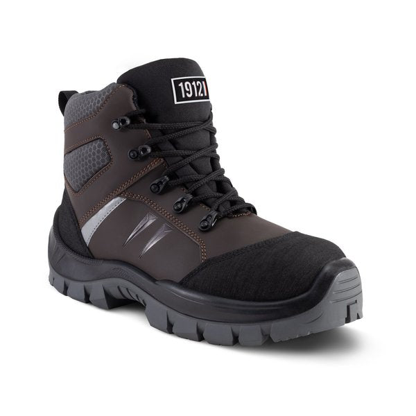 Hot Cumin Work Boot, Water Resistant, Brown/Black, Men's Size 11