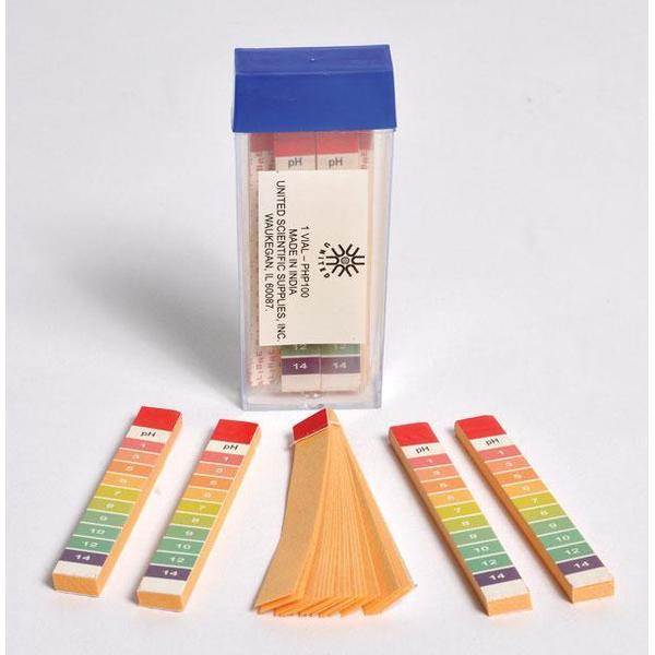 Ph Paper, Wide Range, Vial/100 Strips