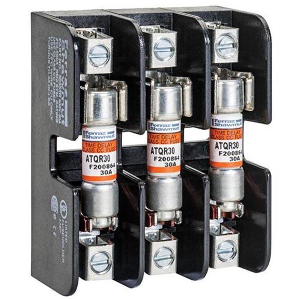 CC, Fuse Block, 600V, 30A 3P CB