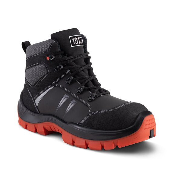 Hot Storm Electrician Work Boot, Black/Orange, Men's Size 10