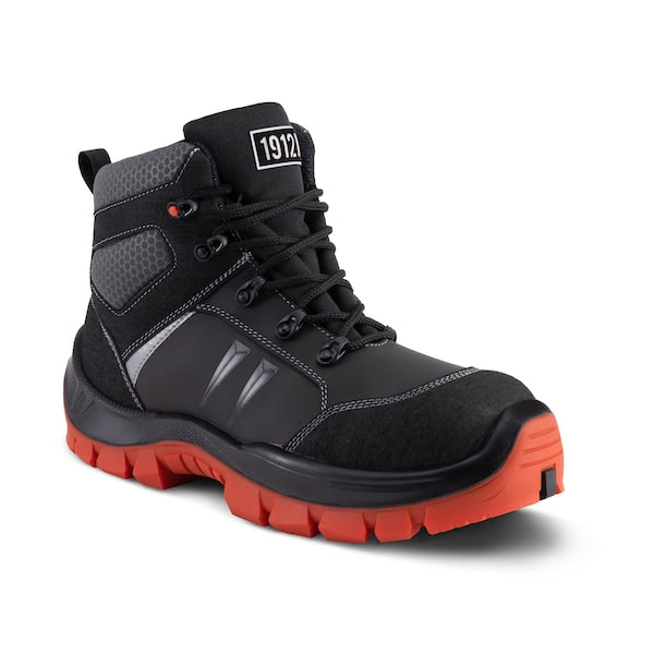 Hot Storm Electrician Work Boot, Black/Orange, Men's Size 8