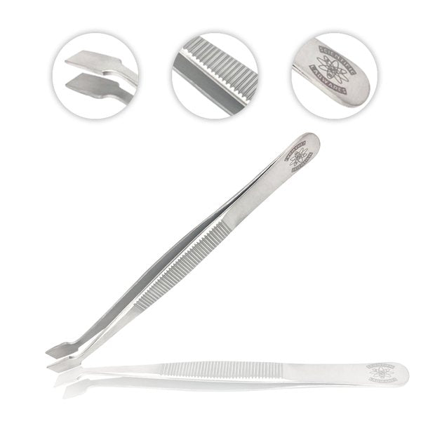 Offset Flat-Tip Forceps