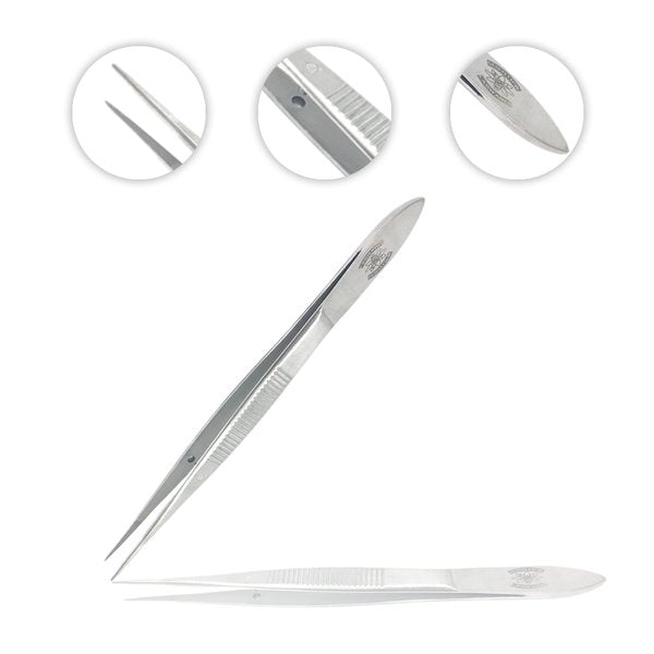 Fine Precision Medium Tipped Tweezers/Fo