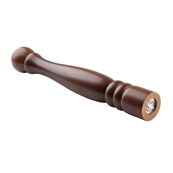 Wood Pepper Mill W/Mahogany, 18.4