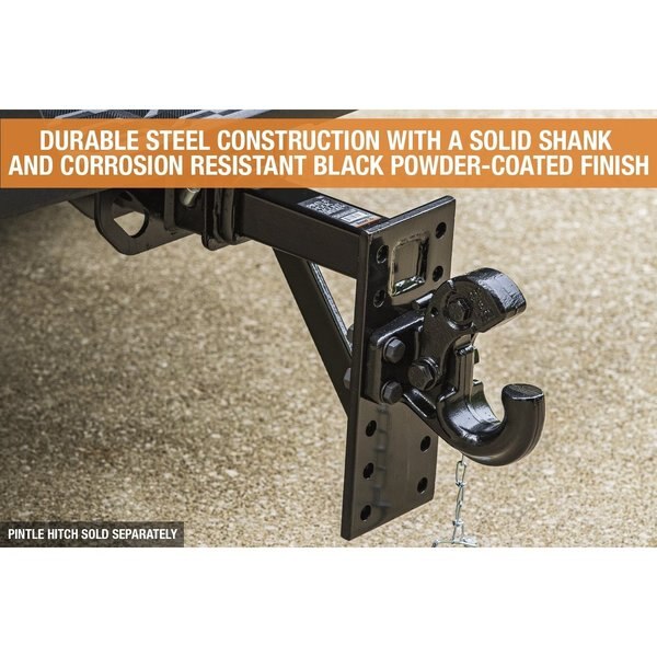 Pintle Hook Mount, GVW 10,000 lb.