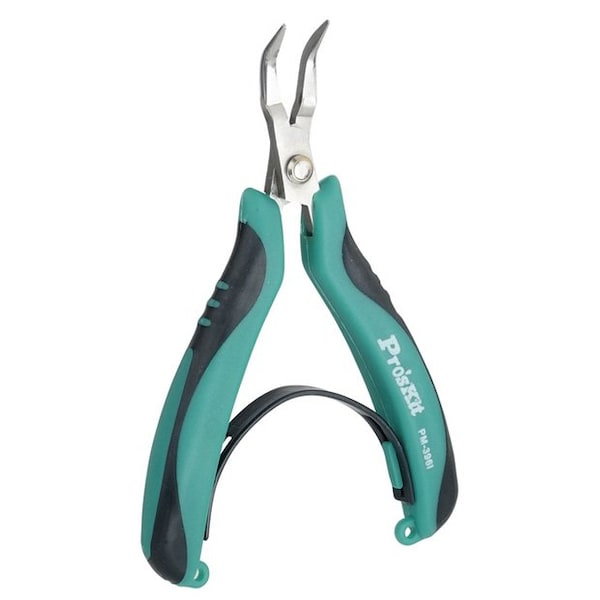 Bent, Nosed Pliers Stainless Steel