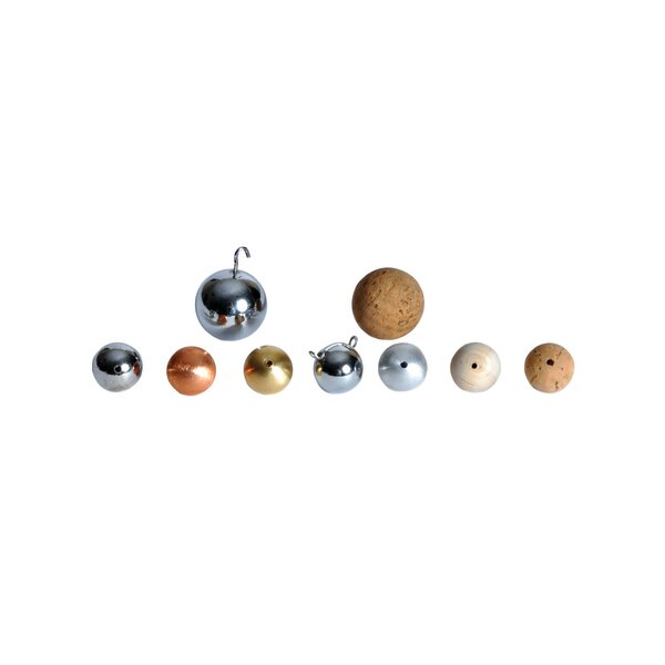 Drilled Aluminum Ball, 25Mm Diameter