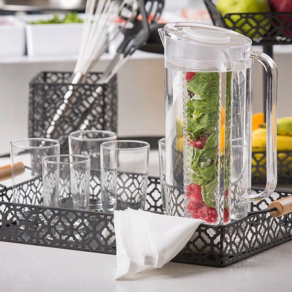 Infusion Pitcher W/Lid, Clr San Plst