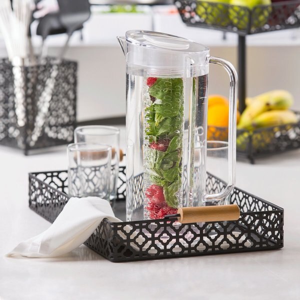 Infusion Pitcher W/Lid, Clr San Plst