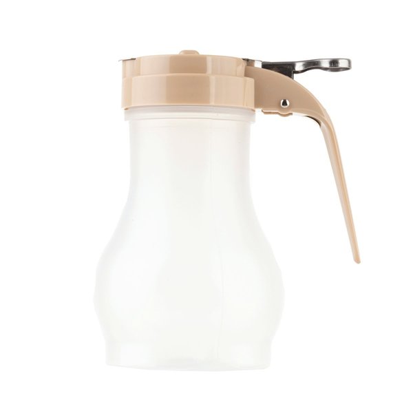Syrup Dispenser, Teardrop, Almnd, 10oz, PK12