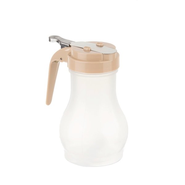 Syrup Dispenser, Teardrop, Almnd, 10oz, PK12