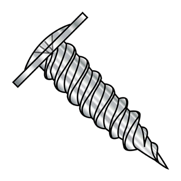 Self-Drilling Screw, #12-11 x 3 in, Plain 410 Stainless Steel Truss Head Phillips Drive, 200 PK