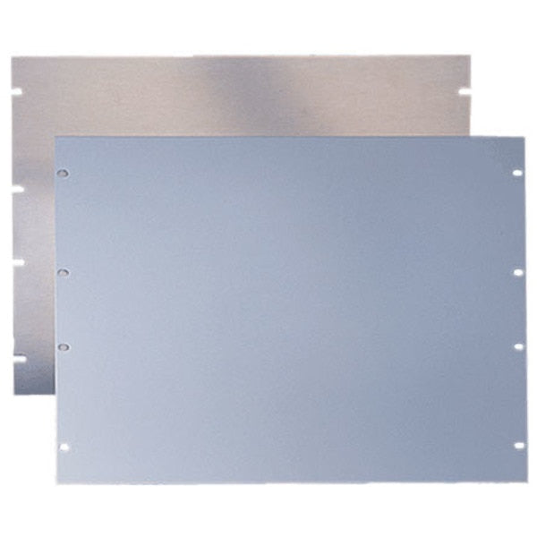 Rack Panels, 6Ux19.00, Lt Gray, Steel