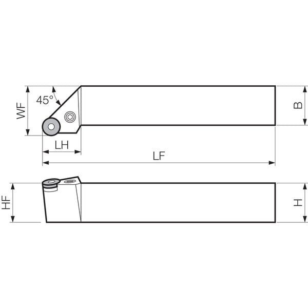 Turning Toolholder, PRGNR 2020K09