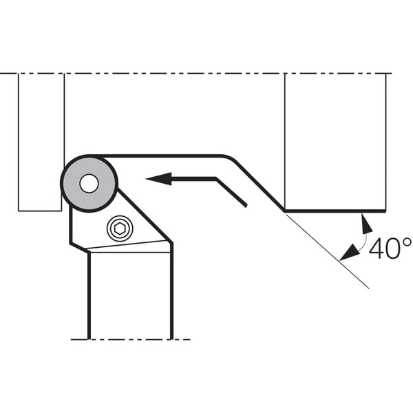 Turning Toolholder, PRGNR 2020K09