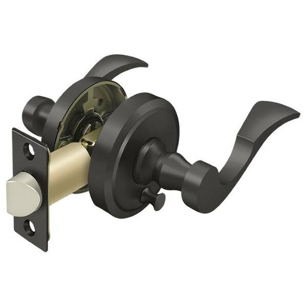Lacovia Lever Privacy, Left Hand Oil Rubbed Bronze