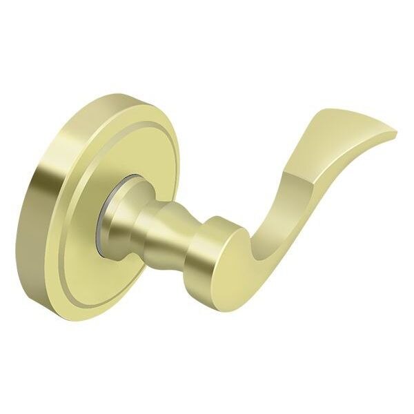 Lacovia Lever Privacy, Left Hand Bright Brass