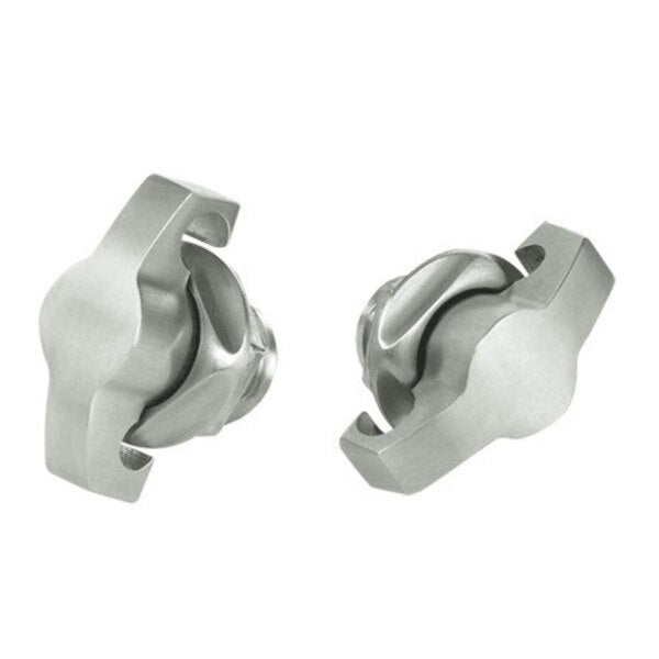 Padlocking Wing Knob, Stainless Steel, Stainless Steel